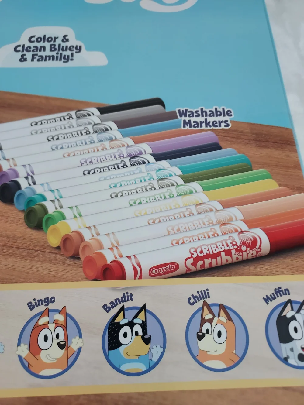 Crayola Scribble Scrubbie Bluey Family Pack Interactive Creativity Art Drawing